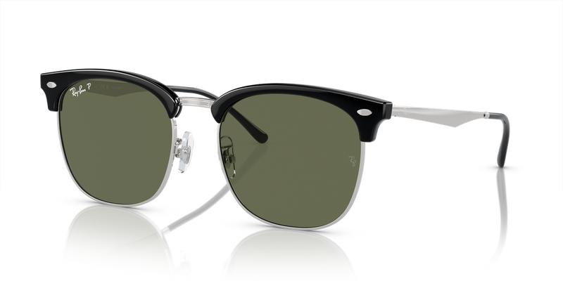 Ray-Ban RB4418D in Black On Silver - Alternate View