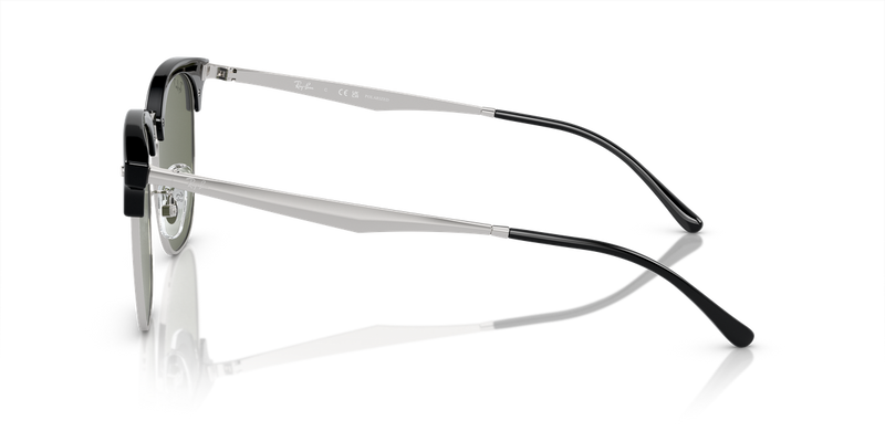 Ray-Ban RB4418D in Black On Silver - Alternate View