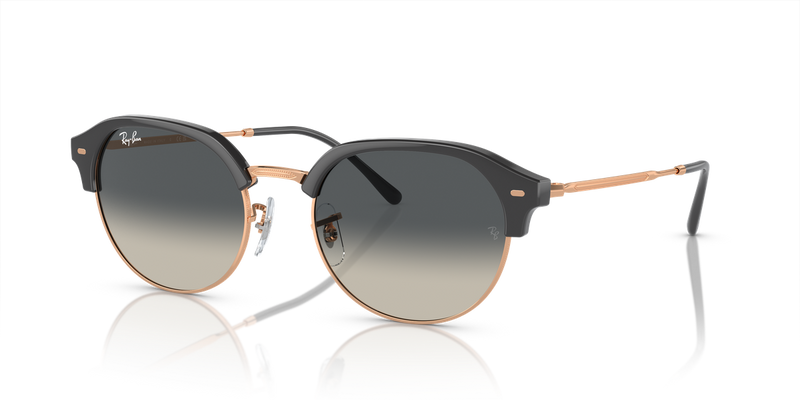 Ray-Ban RB4429 in Dark Grey On Rose Gold - Front View