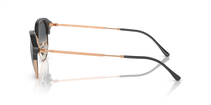 Ray-Ban RB4429 in Dark Grey On Rose Gold - Back View