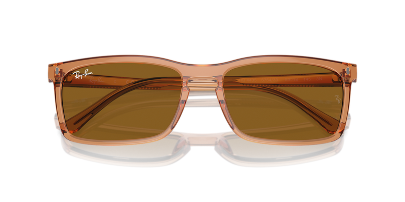Ray-Ban RB4435 in Transparent Brown - Side View