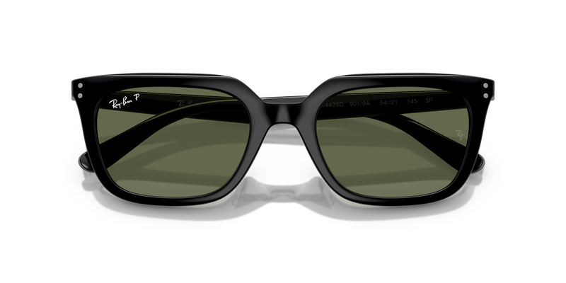 Ray-Ban RB4439D in Black / Dark Green Polarized (901/9A) - Alternate View
