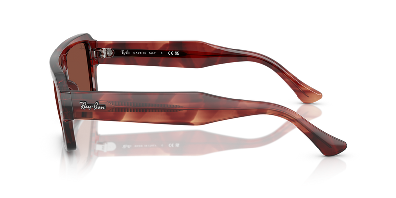 Ray-Ban FLACKO in Havana Red / Red (1452C5) - Back View