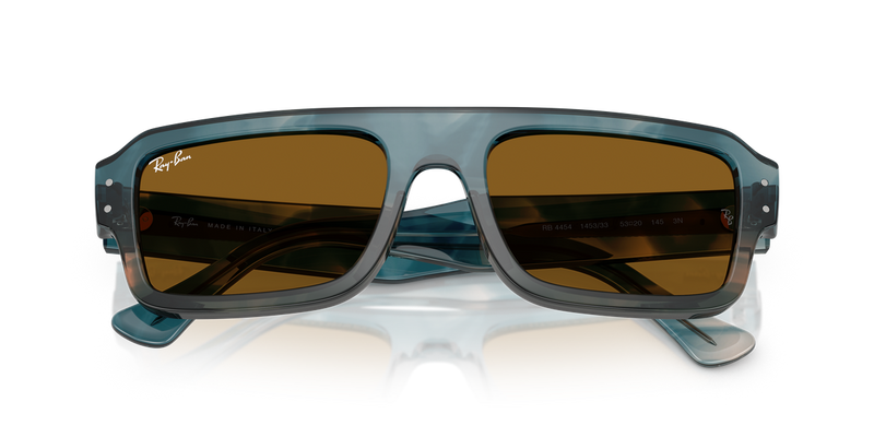 Ray-Ban FLACKO in Havana Blue / Brown (145333) - Alternate View