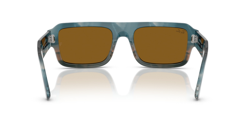 Ray-Ban FLACKO in Havana Blue / Brown (145333) - Alternate View