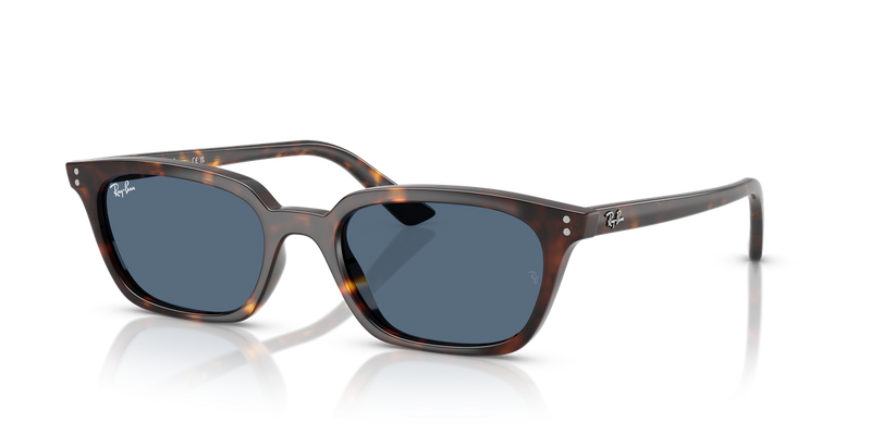 Ray-Ban ZAYA in Havana / Dark Blue (135980) - Front View