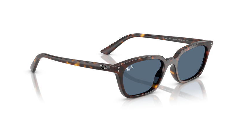 Ray-Ban ZAYA in Havana / Dark Blue (135980) - Alternate View