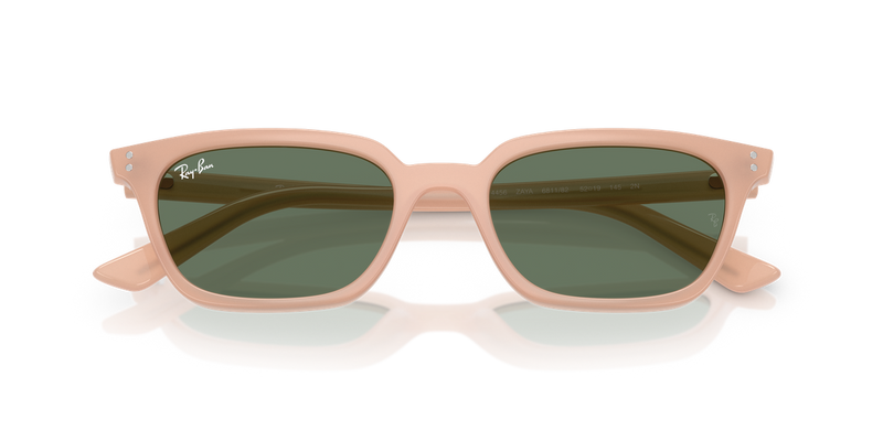 Ray-Ban ZAYA in Cloudy Natural Pink / Dark Green (681182) - Alternate View