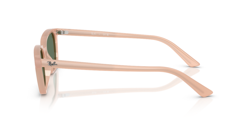 Ray-Ban ZAYA in Cloudy Natural Pink / Dark Green (681182) - Alternate View