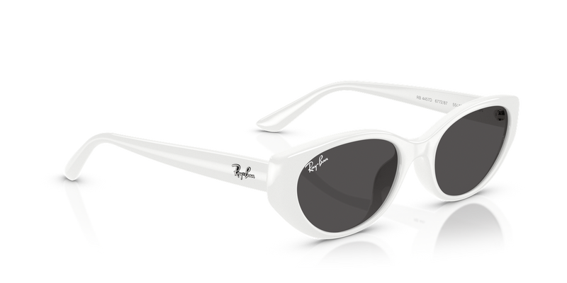 Ray-Ban RB4457D in White / Dark Grey (677287) - Alternate View