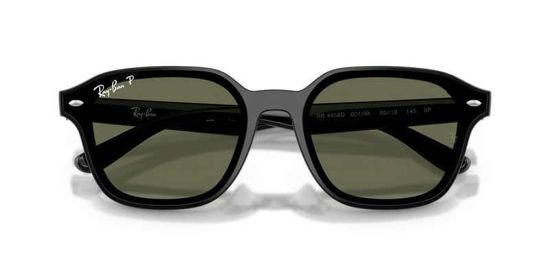 Ray-Ban RB4458D in Black / Dark Green Polarized (601/9A) - Alternate View