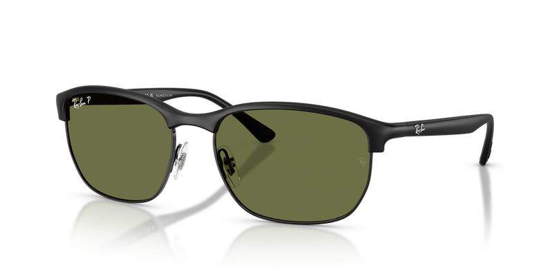 Ray-Ban RB4469 in Sand Black / Polarized Green (601S/2) - Alternate View