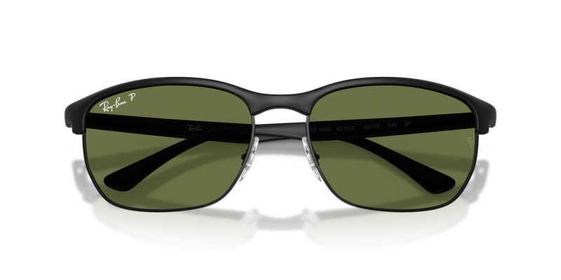 Ray-Ban RB4469 in Sand Black / Polarized Green (601S/2) - Alternate View