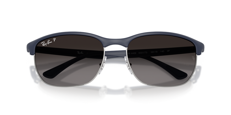 Ray-Ban RB4469 in Sand Dark Blue / Grey Gradient Polarized (6331T3) - Alternate View