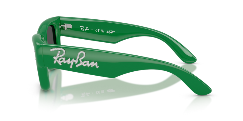 Ray-Ban WAYFARER PUFFER in Green & Strass - Alternate View