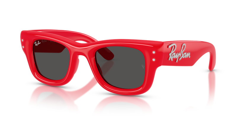 Ray-Ban WAYFARER PUFFER in Red & Strass - Alternate View