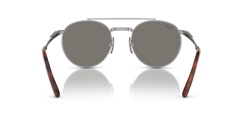Ray-Ban ROUND II TITANIUM in Silver - Alternate View