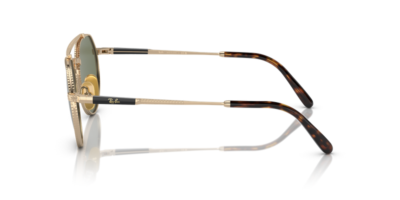 Ray-Ban JACK II TITANIUM in Arista Gold - Back View
