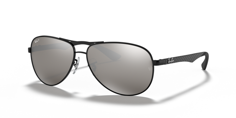 Ray-Ban CARBON FIBRE in Black - Front View