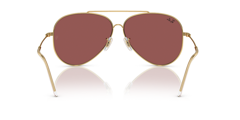 Ray-Ban AVIATOR REVERSE in Arista Gold / Dark Violet (001/69) - Alternate View