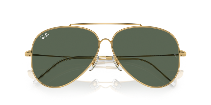 Ray-Ban AVIATOR REVERSE in Arista Gold / G-15 Green (001/VR) - Alternate View
