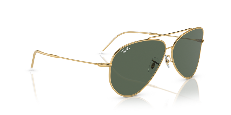 Ray-Ban AVIATOR REVERSE in Arista Gold / G-15 Green (001/VR) - Alternate View