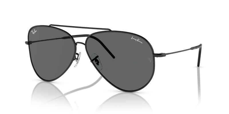 Ray-Ban AVIATOR REVERSE in Black / Dark Grey (002/GR) - Alternate View
