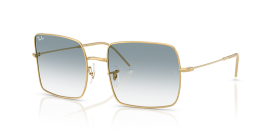 Ray-Ban SQUARE REVERSE - Arista Gold / Clear Gradient Blue (001/79)
