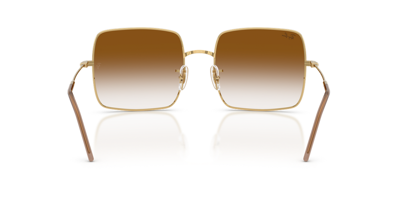 Ray-Ban SQUARE REVERSE in Arista Gold / Clear Gradient Brown (001/CB) - Alternate View