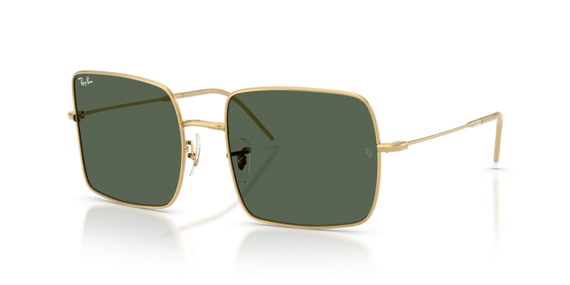 Ray-Ban SQUARE REVERSE in Arista Gold / Dark Green (001/VR) - Alternate View