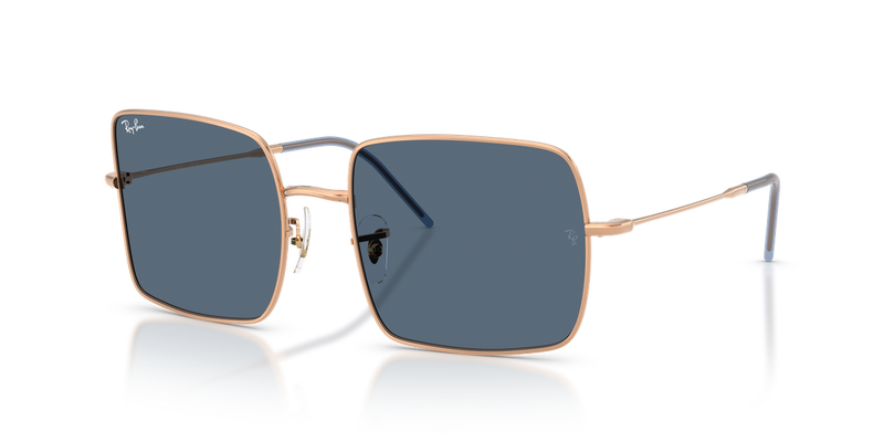 Ray-Ban SQUARE REVERSE in Rose Gold / Dark Blue (92023A) - Alternate View