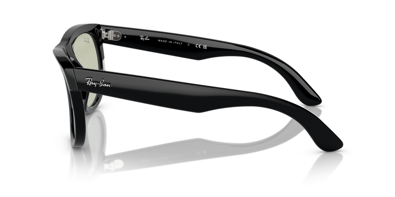 Ray-Ban WAYFARER REVERSE in Black / Light Green (6677/2) - Back View
