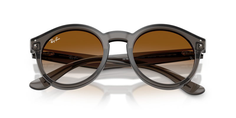 Ray-Ban RBR0505S in Transparent Dark Grey / Clear Gradient Brown (6707CB) - Alternate View