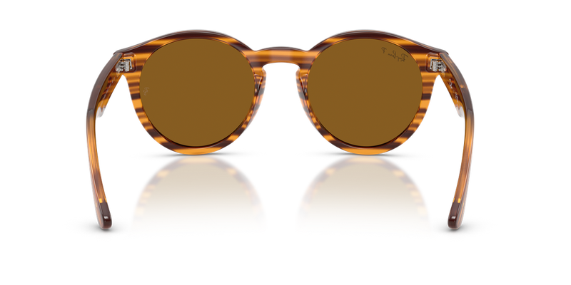 Ray-Ban RBR0505S in Striped Havana / Dark Brown Polarized (679183) - Alternate View
