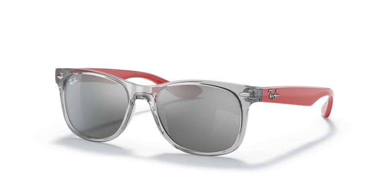 Ray-Ban Junior JUNIOR NEW WAYFARER in Transparent Grey - Alternate View