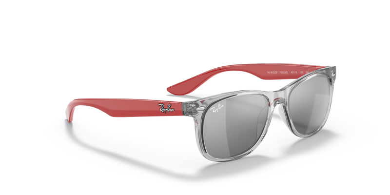 Ray-Ban Junior JUNIOR NEW WAYFARER in Transparent Grey - Alternate View