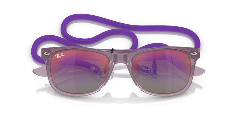 Ray-Ban Junior JUNIOR NEW WAYFARER in Opal Purple - Alternate View