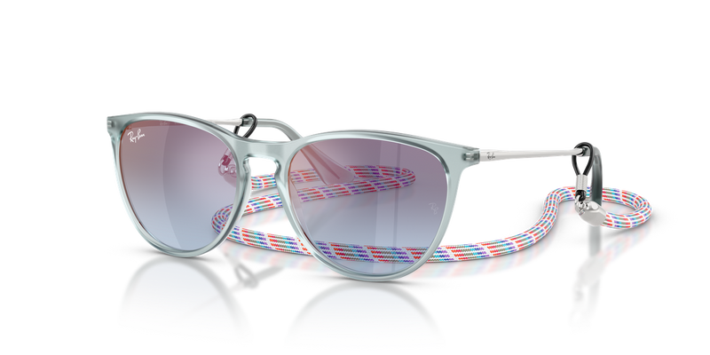 Ray-Ban Junior JUNIOR ERIKA in Transparent Blue - Alternate View