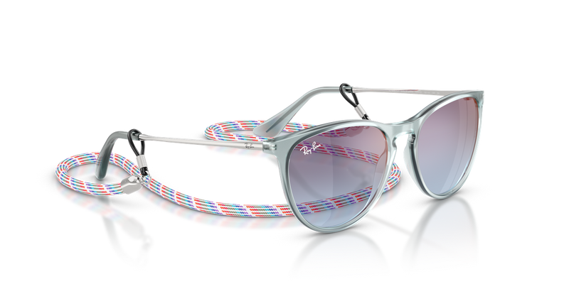 Ray-Ban Junior JUNIOR ERIKA in Transparent Blue - Alternate View