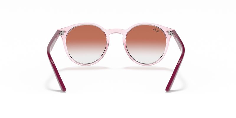 Ray-Ban Junior 0RJ9064S in Transparent Pink - Temple Detail