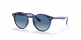 Transparent Blue / Light Grey Gradient Dark Blue (70624L)