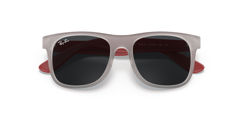 Ray-Ban Junior JUNIOR JUSTIN in Transparent Grey - Alternate View