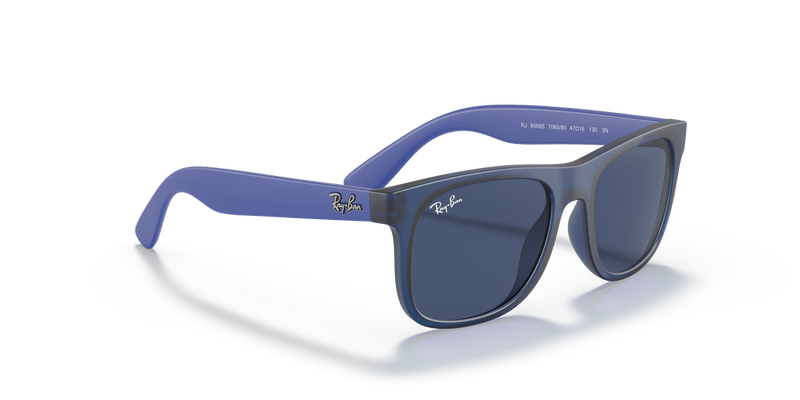Ray-Ban Junior JUNIOR JUSTIN in Transparent Blue - Alternate View