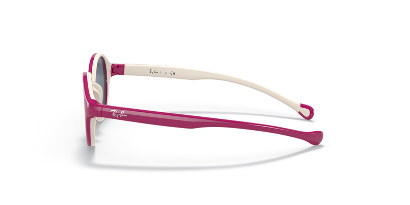 Ray-Ban Junior 0RJ9075S in Fuxia On Cream - Alternate View