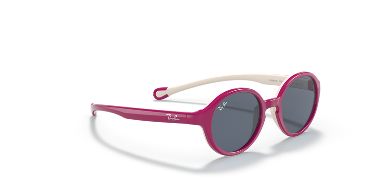 Ray-Ban Junior 0RJ9075S in Fuxia On Cream - Alternate View