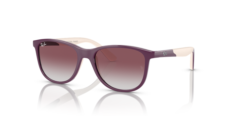 Ray-Ban Junior 0RJ9077SF in Purple On Beige - Alternate View