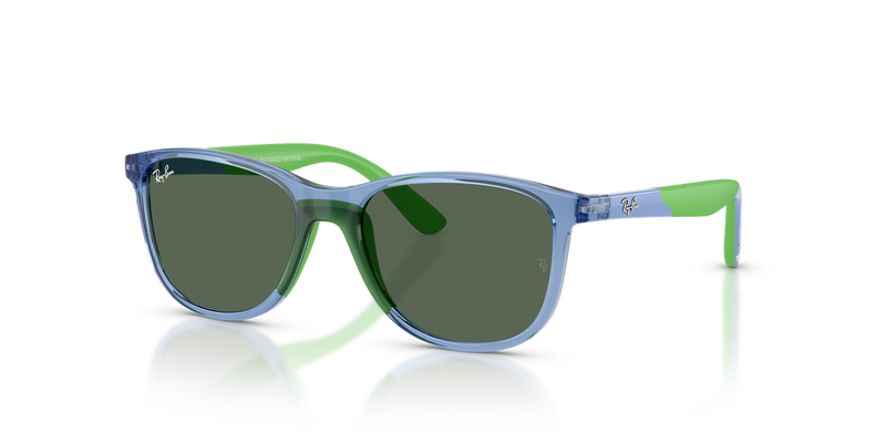Ray-Ban Junior 0RJ9077SF in Transparent Blue - Front View