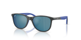 Grey On Rubber Blue / Dark Blue Mirror Blue (715155)