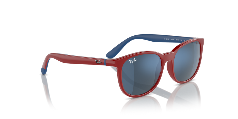 Ray-Ban Junior 0RJ9079S in Red On Blue - Alternate View