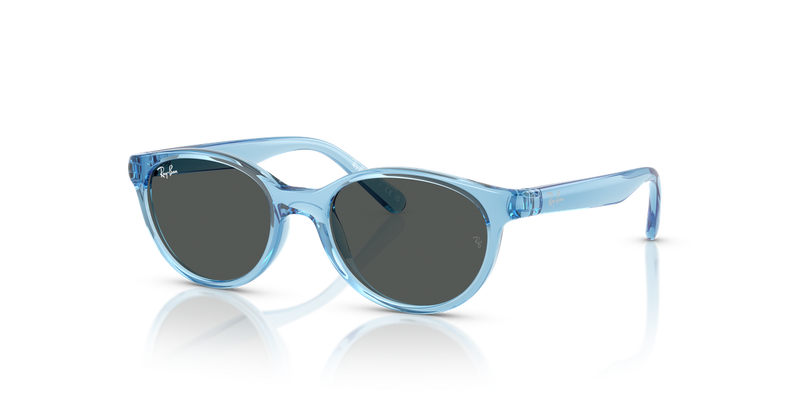 Ray-Ban Junior 0RJ9080SF in Transparent Blue - Front View